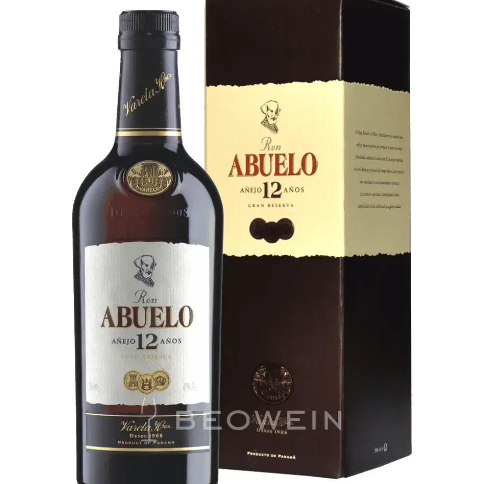 ron abuelo 12 Years Old Añejo 40% vol 0,7 l Geschenkbox