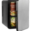 Rosenstein & Söhne Mini-Kühlschrank mit Warmhalte-Funktion 4 l 0 mm hoch Schwarz