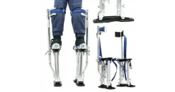 rosfix Bau-stelzen 61-101 Cm – Leichtes Aluminium Mit Gurten Und Verschlüssen Gewicht 7,4 Kg Maler, Montage
