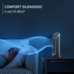 Rowenta Eole Compact 30 cm Turmventilator Schwarz