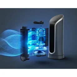 Rowenta Eole Compact 30 cm Turmventilator Schwarz