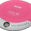 Roxx PCD 501 pink Tragbarer CD-Player CD, CD-R, CD-RW, MP3 Pink, Silber