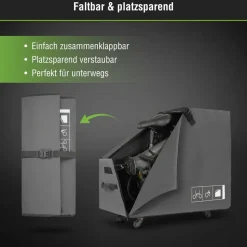 Sachsenrad Aufbewahrungstasche Faltrad-Transportbox 84 x 44 x 8 cm 1-tlg. schwarz