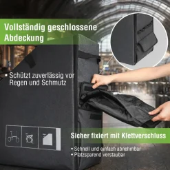 Sachsenrad Aufbewahrungstasche Faltrad-Transportbox 84 x 44 x 8 cm 1-tlg. schwarz
