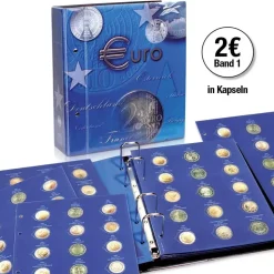 SAFE Schwäbische Albumfab 2 Euro Münzen 2004-2012 in Kapseln TOPset: