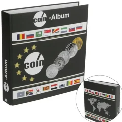 SAFE Schwäbische Albumfab Münzenalbum für Münzen aus aller Welt für verschiedene Münzengrössen. Leerordner ohne Inhalt