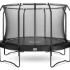 Salta Premium Black Edition 366 cm inkl. Sicherheitsnetz schwarz