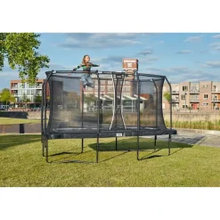 Salta Premium Black Edition 396 x 244 cm inkl. Sicherheitsnetz black