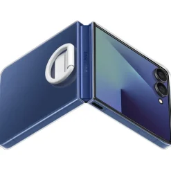 Samsung Galaxy Z Flip7 Ring Case Transparent