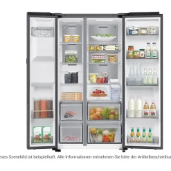 Samsung RS90F65EDTEF Side-by-Side (621 l, 1784 mm hoch, Edelstahl)