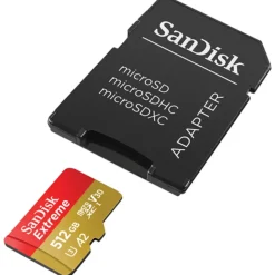 SanDisk Extreme microSDXC UHS-I U3 A2 + SD-Adapter 512 GB