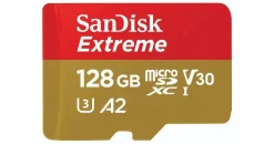 SanDisk Extreme microSDXC UHS-I U3 A2 + SD-Adapter 128 GB