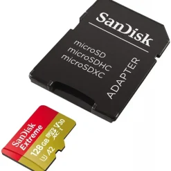 SanDisk Extreme microSDXC UHS-I A2 C3 U3 V30 + SD-Adapter 128 GB