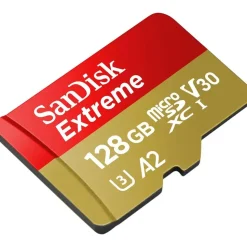 SanDisk Extreme microSDXC UHS-I A2 C3 U3 V30 + SD-Adapter 128 GB