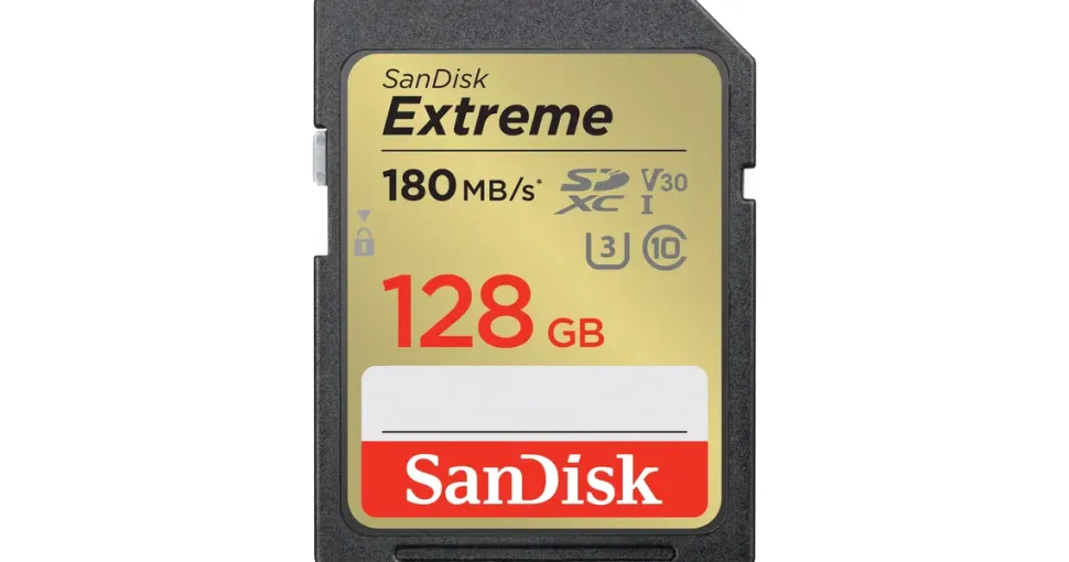 SanDisk Extreme SD UHS-I R180/W90 128 GB