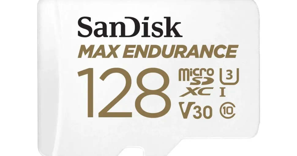 SanDisk Max Endurance microSD Class 10 UHS-I V30 + SD-Adapter 128 GB
