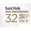 SanDisk microSDHC Max Endurance 32 GB Class 10 UHS-I V30 + SD-Adapter