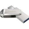 SanDisk Ultra Dual Drive Luxe 1 TB silber USB-C 3.1