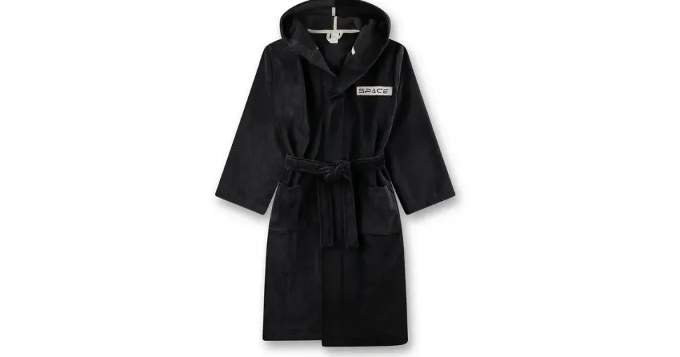 Sanetta Jungen-Bademantel blau | Hochwertiger und kuscheliger Bademantel aus Frottee für Jungen. - 128