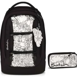 Satch Pack Artist schwarz/weiß