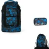 Satch Pack 3-tlg. Blue Triangel