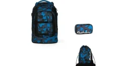 Satch Pack 3-tlg. Blue Triangel