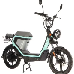 SAXXX Prima E 1000 Watt 25 km/h Grau/Türkis