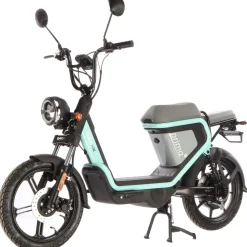 SAXXX Prima E 1000 Watt 25 km/h Grau/Türkis