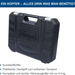 SCHEPPACH Werkzeugkoffer WZK120 97-tlg. schwarz