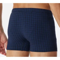 SCHIESSER Boxershorts kariert blau XL 2er Pack