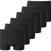 SCHIESSER Boxershorts unifarben schwarz XL 6er Pack