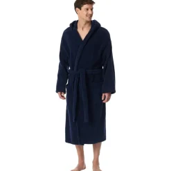 SCHIESSER Essentials Bademantel Blau S
