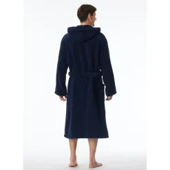 SCHIESSER Essentials Bademantel Blau L