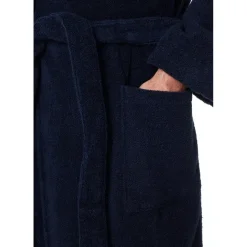 SCHIESSER Essentials Bademantel Blau L