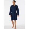 SCHIESSER Essentials Bademantel Blau S