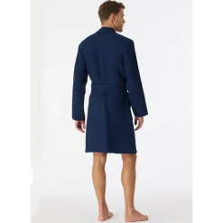 SCHIESSER Essentials Bademantel Blau S
