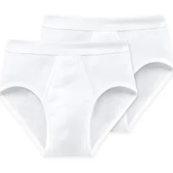 SCHIESSER Essentials Sportslip Feinripp white XXL 2er Pack
