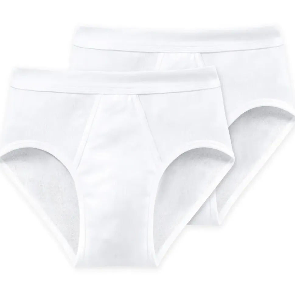 SCHIESSER Essentials Sportslip Feinripp white XXL 2er Pack