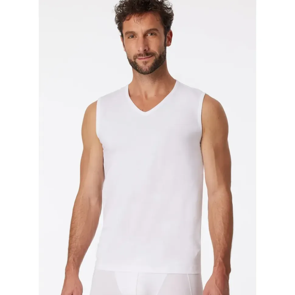 SCHIESSER Herren Tanktop 2er Pack - Serie "95/5", V-Ausschnitt, S-XXL,