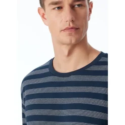 SCHIESSER Pyjama Basic Nachtblau 52