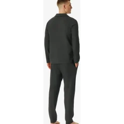 SCHIESSER Pyjama Selected Premium Warming Grau 52