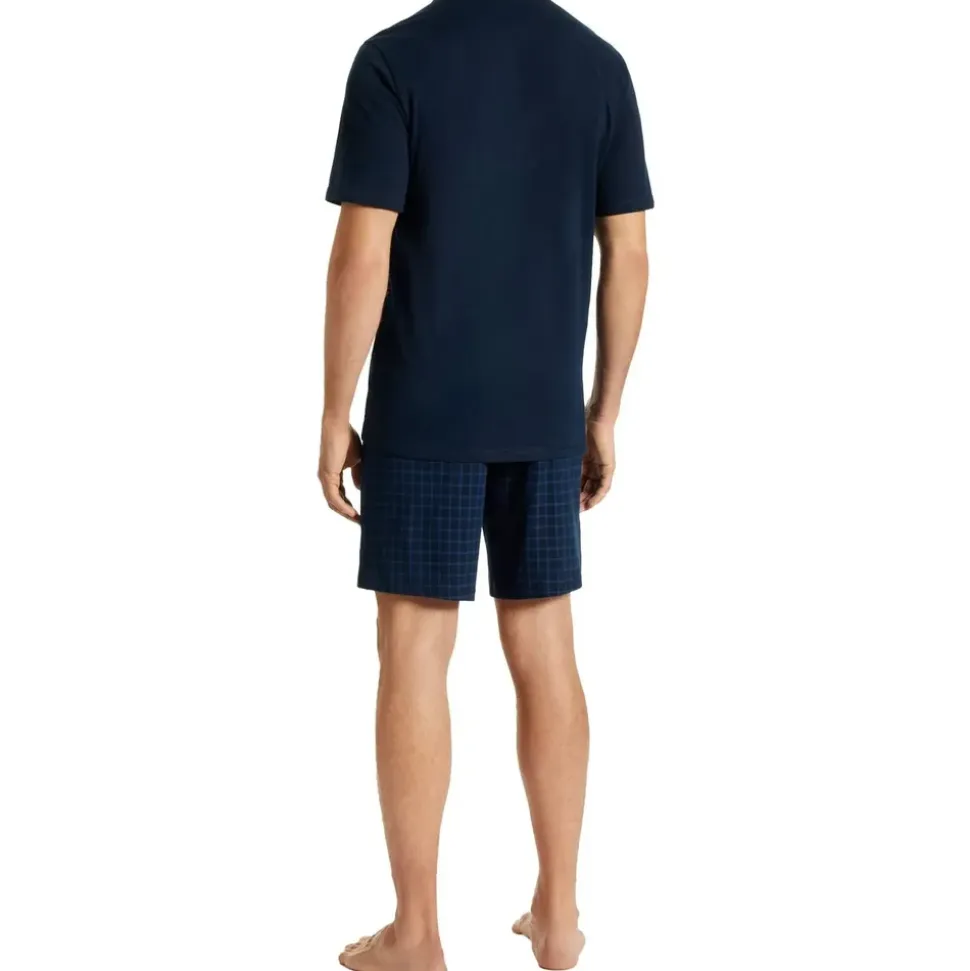 SCHIESSER Shorty Basic blau 58