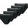 SCHIESSER Slip schwarz/weiß L 5er Pack