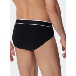 SCHIESSER Slip schwarz/weiß L 5er Pack