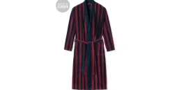 SCHIESSER Timeless Comfort Bademantel Rot S