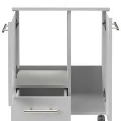 Schildmeyer Waschbeckenunterschrank 50 x 63,5 x 32,5 cm Weiß