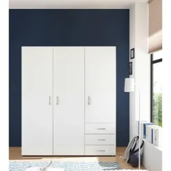 SchlafKONTOR Harry 150 x 176 x 51 cm weiß