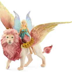 Schleich Bayala-Elfe auf geflügeltem Löwe Spielset