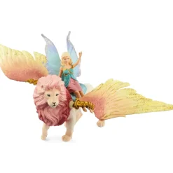 Schleich Bayala Elfe auf geflügeltem Löwe 70714