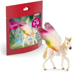 Schleich Bayala Geflügeltes Regenbogeneinhorn Fohlen 70577